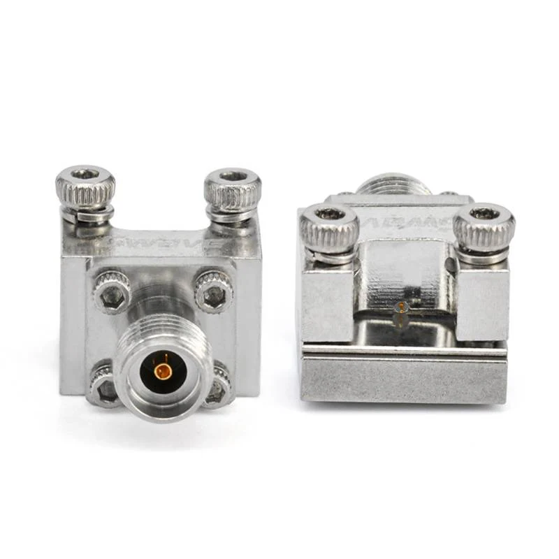 Conectores de RF sem soldas (conector de lançamento final)